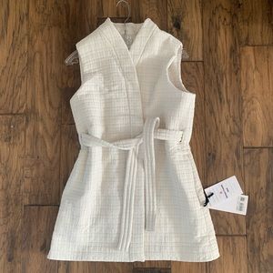 NWT Lululemon Serene Travels Vest SIZE 8 Light Ivory